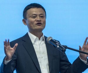 epa08902046 (FILE) - Jack Ma, the founder and executive chairman of Chinese e-commerce company Alibaba Group delivers his speech during the opening of the Alibaba group office in Kuala Lumpur, Malaysia, 18 June 2018 (reissued 24 December 2020). According to media reports on 24 December 2020, China's State Administration for Market Regulation initiated a probe into the business practices of e-commerce company Alibaba, due to allegations of monopolistic acts.  EPA/AHMAD YUSNI
