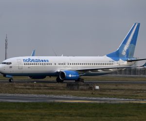 epa08943477 A Pobeda airlines plane, in which Russian opposition leader Alexei Navalny and his wife Yulia Navalnaya are to fly to Moscow, arrives at the Berlin Brandenburg International Airport BER in Schoenefeld, Germany, 17 January 2021. Navalny plans to return to Russia on a scheduled flight to Moscow later in the afternoon on 17 January. He was treated at the Charite hospital in Berlin since 22 August 2020 for being poisoned with a nerve agent from the Novichok group and was discharged from acute inpatient care on 22 September 2020.  EPA/FILIP SINGER