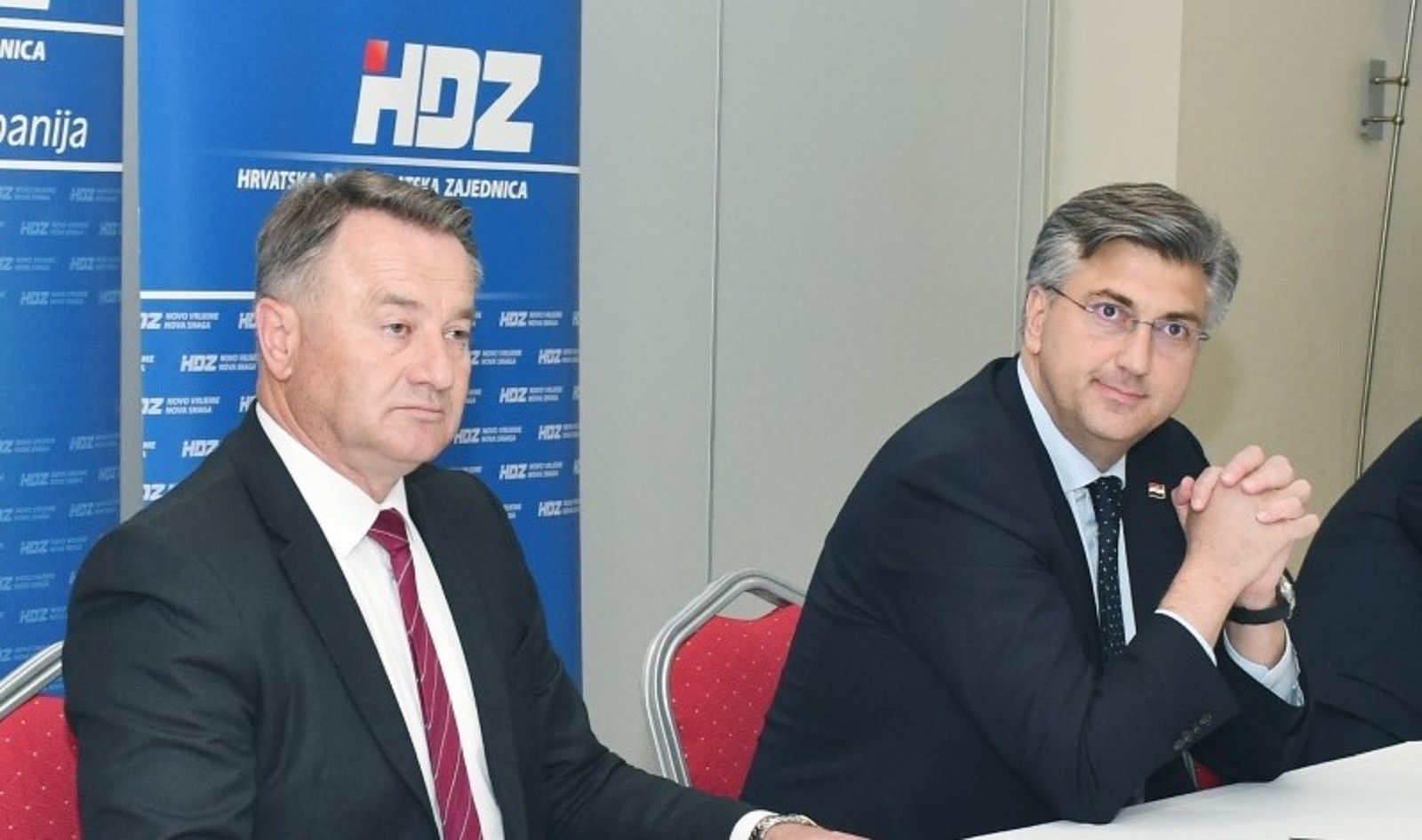 03.06.2020., Sisak - Predsjednik Vlade i HDZ-a Andrej Plenkovic sudjelovao je na sjednici Zupanijskog odbora HDZ-a Sisacko-moslavacke zupanije.
Photo: Nikola Cutuk/PIXSELL