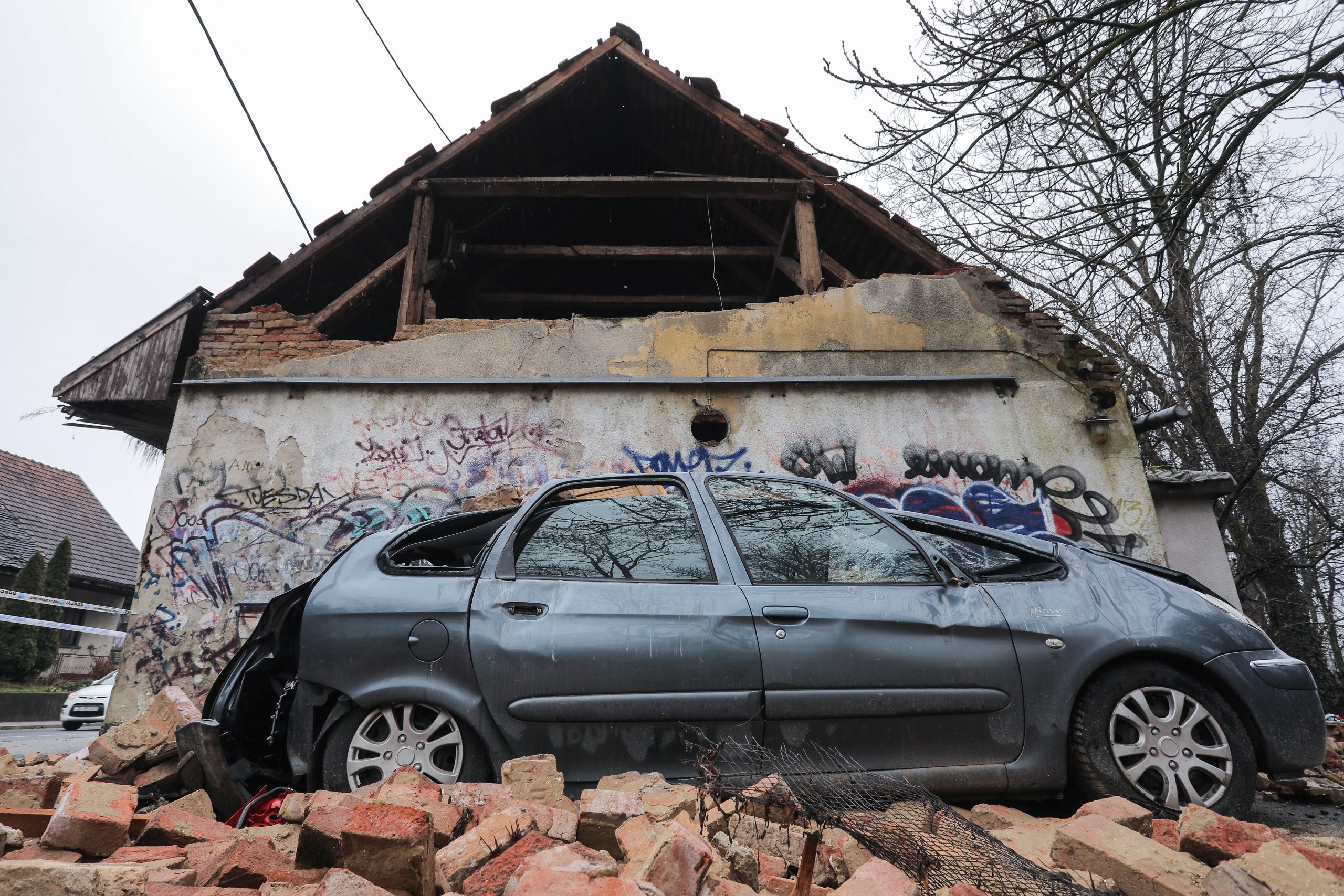 04.01.2021., Zagreb - Steta od Petrinjskog potresa u Brezovici. 
Photo: Tomislav Miletic/PIXSEL