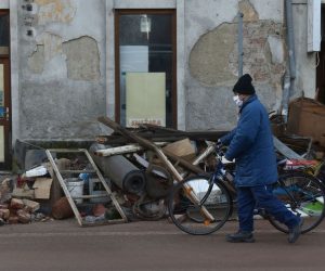 06.01.2021.,Petrinja - Razrusena Petrinja tjedan dana nakon potresa.
Photo: Davorin Visnjic/PIXSELL