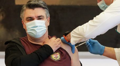 Predsjednik Milanović i načelnik Oružanih snaga Hranj cijepili se protiv koronavirusa