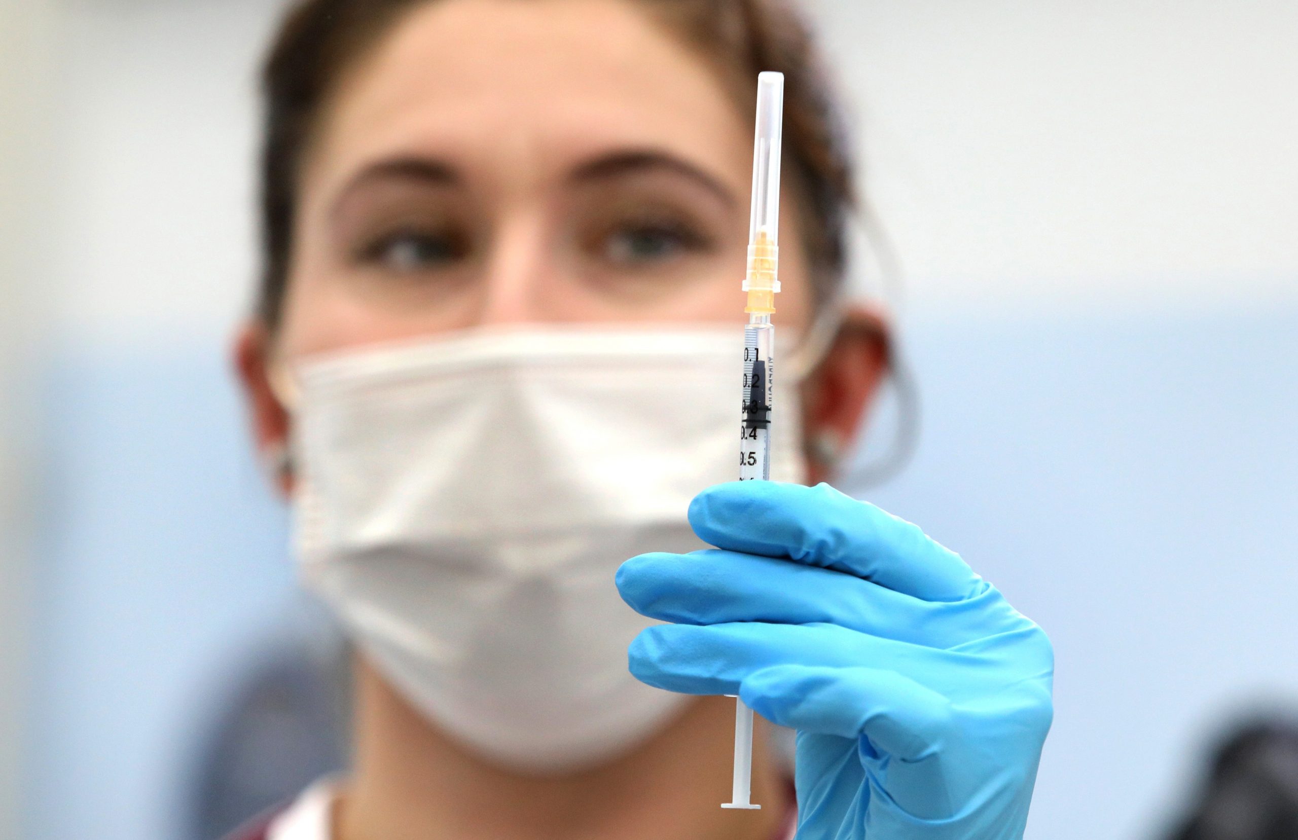 08.01.2021., Sibenik - Protiv covida-19 cijepljeno je prvih 60 zdravstvenih djelatnika. Photo: Dusko Jaramaz/PIXSELL