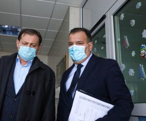 15.01.2021., Sisak - Ministar zdravstva Vili Beros obisao je Opcu bolnicu u Sisku. Photo: Edina Zuko/PIXSELL