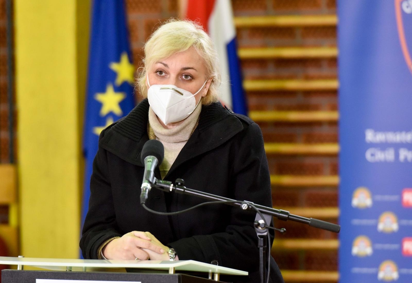 16.11.2020., Zagreb - Nacionalni stozer civilne zastite odrzao je redovnu konferenciju za medije.
Photo: Davorin Visnjic/PIXSELL