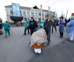 29.12.2020., Sisak- Stanje u bolnici nakon potresa. Photo: Boris Scitar/Vecernji list/PIXSELL