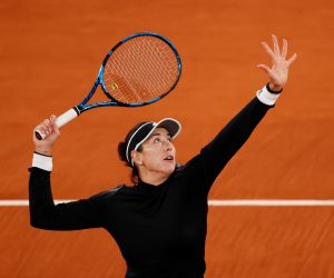 FILE PHOTO: French Open FILE PHOTO: Tennis - French Open - Roland Garros, Paris, France - October 3, 2020  Spain's Garbine Muguruza in action during her third round match against Danielle Rose Collins of the U.S REUTERS/Christian Hartmann/File Photo CHRISTIAN HARTMANN