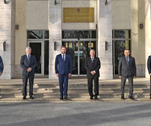 Ministar obrane RH Mario Banožić u četvrtak 25. veljače 2021. godine održao sastanak s izaslanstvom Hrvatskog generalskog zbora | Foto: MORH / J. Kopi