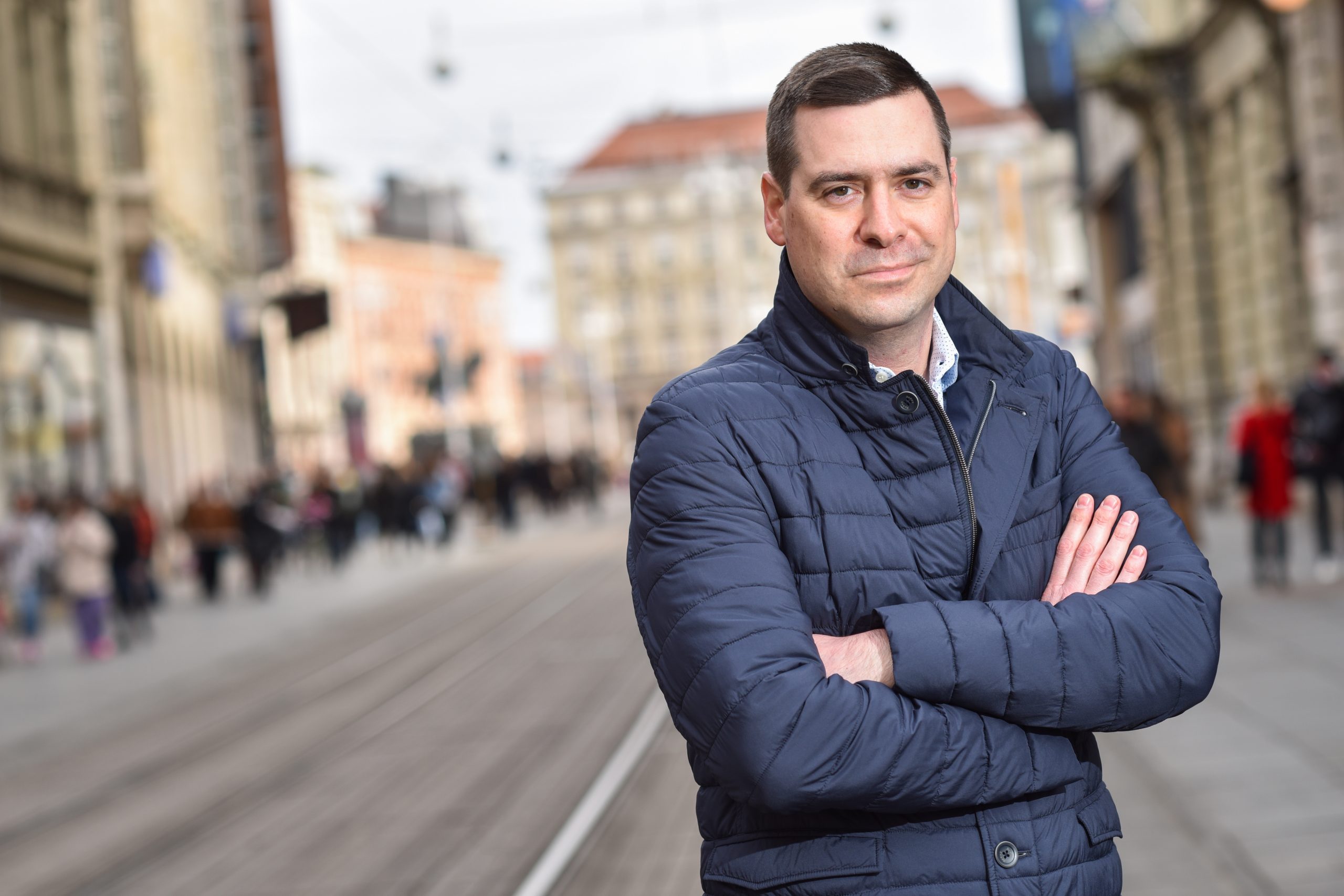 06.02.2021., Zagreb - Mislav Herman, predsjednik zagrebacke Gradske skupstine.

Photo: Sasa Zinaja/NFoto/PIXSELL