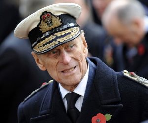 epa09044682 (FILE) - Britain's Prince Philip, the Duke of Edinburgh meets war veterans at the field of remembrance at Westminster Abbey in London, Britain, 08 November 2012 (reissued 01 March 2020). Prince Philip has been transferred to St Bartholomew's Hospital in London on 01 March 2021 to treat an infection and a pre-existing heart condition, Buckingham Palace said. The British royal was admitted to King Edward VII's hospital on 16 February 2021 as a precautionary measure after feeling unwell.  EPA/ANDY RAIN
