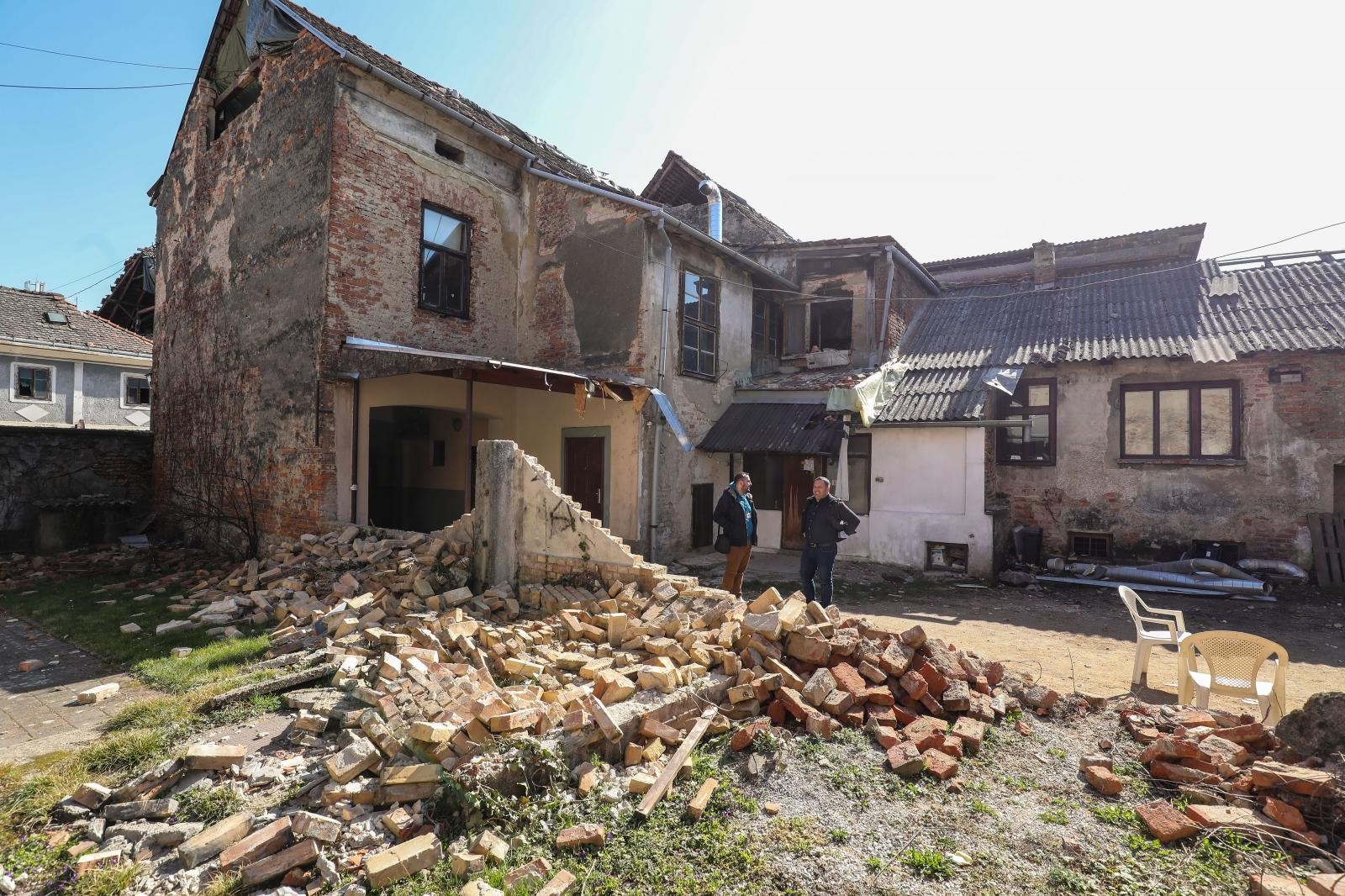 02.03.2021, Petrinja - Zivot u Petrinji dva mjeseca nakon potresa.
Photo: Jurica Galoic/PIXSELL