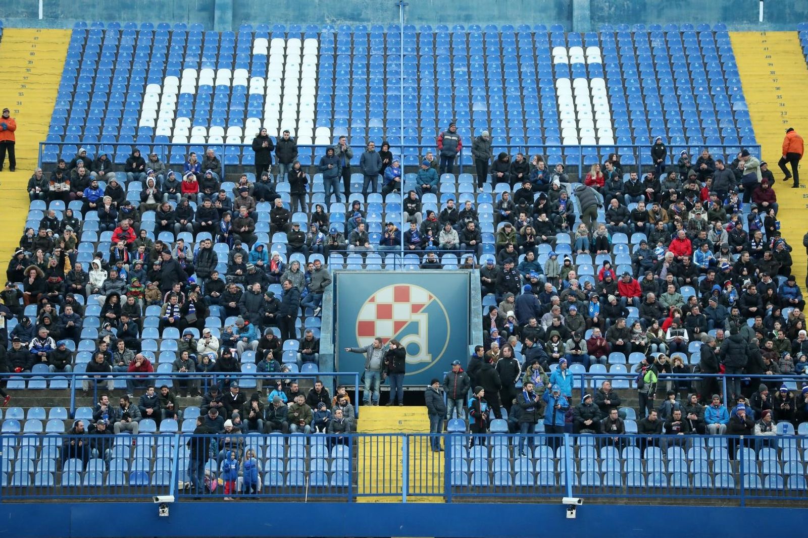 24.02.2019., stadion Maksimir, Zagreb - Hrvatski Telekom Prva liga, 22. kolo, GNK Dinamo - NK Osijek. Tribine. 
Photo: Sanjin Strukic/PIXSELL