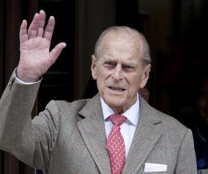 epa09123930 (FILE) Britain's Prince Philip, the Duke of Edinburgh waves as he is discharged from the King Edward VII hospital in central London, Britain, 09 June 2012  . According to Royal Family, Prince Philip has died aged 99 on 09 April 2021.  EPA/KAREL PRINSLOO