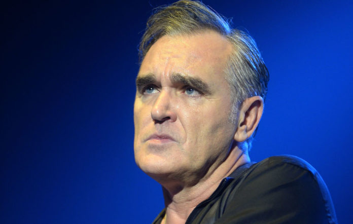 BOLOGNA, ITALY - OCTOBER 17:  Morrissey in concert at PalaDozza on October 17, 2014 in Bologna, Italy.  (Photo by Roberto Serra - Iguana Press/Getty Images)