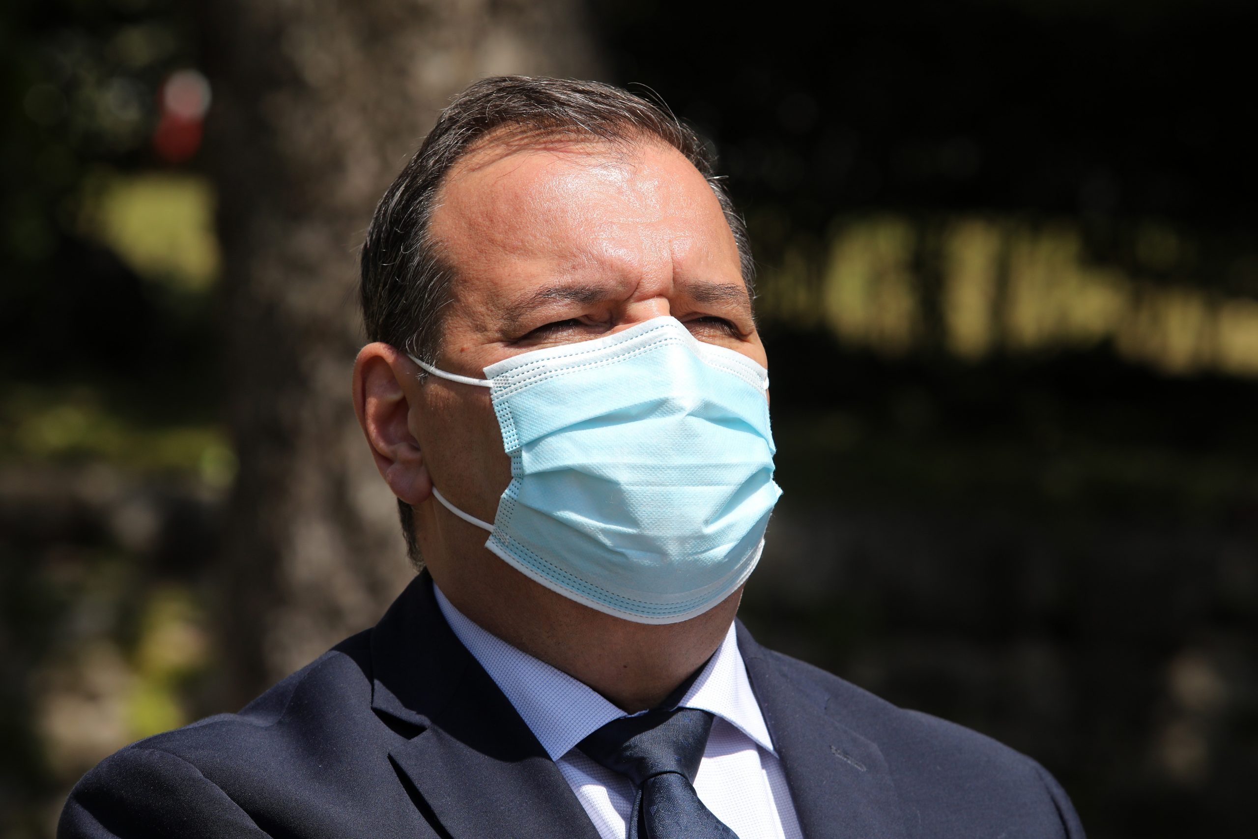 17.04.2021., Rijeka - Ministar zdravstva Vili Beros u posjetu KBC-u Rijeka. Photo: Goran Kovacic/PIXSELL