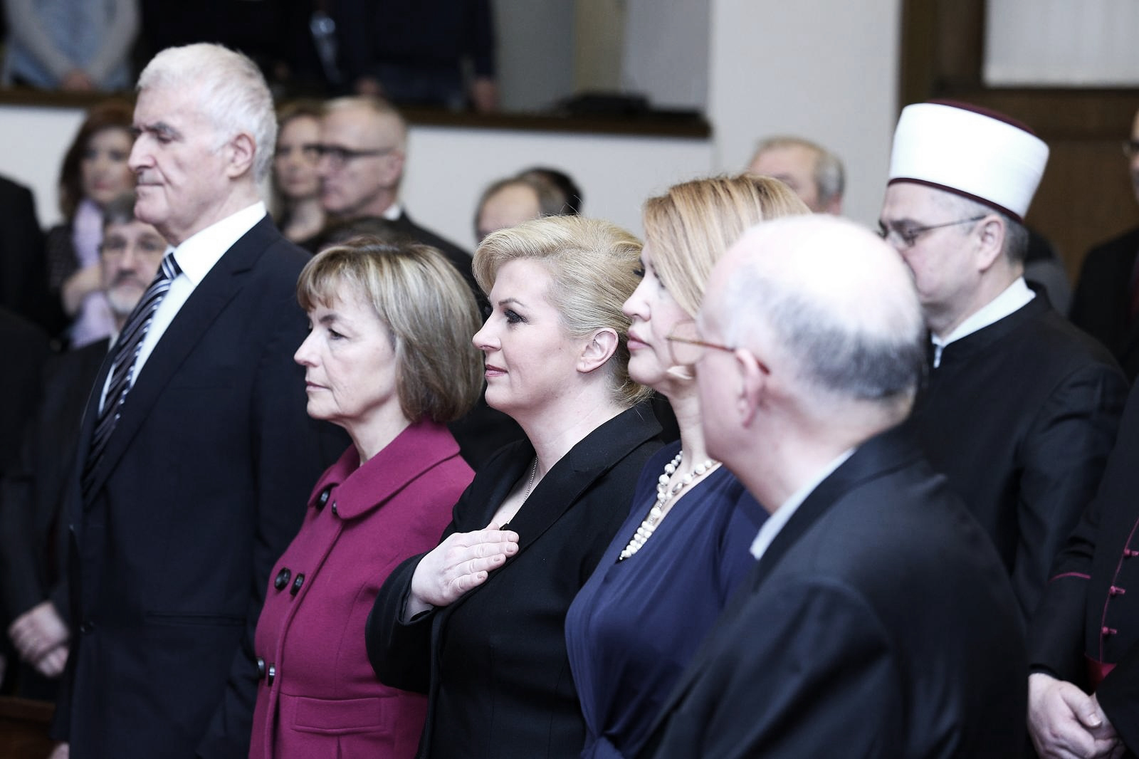 27.01.2015., Zagreb - U Saboru je obiljezen Medjunarodni dan sjecanja na zrtve holokausta. Photo: Patrik Macek/PIXSELL