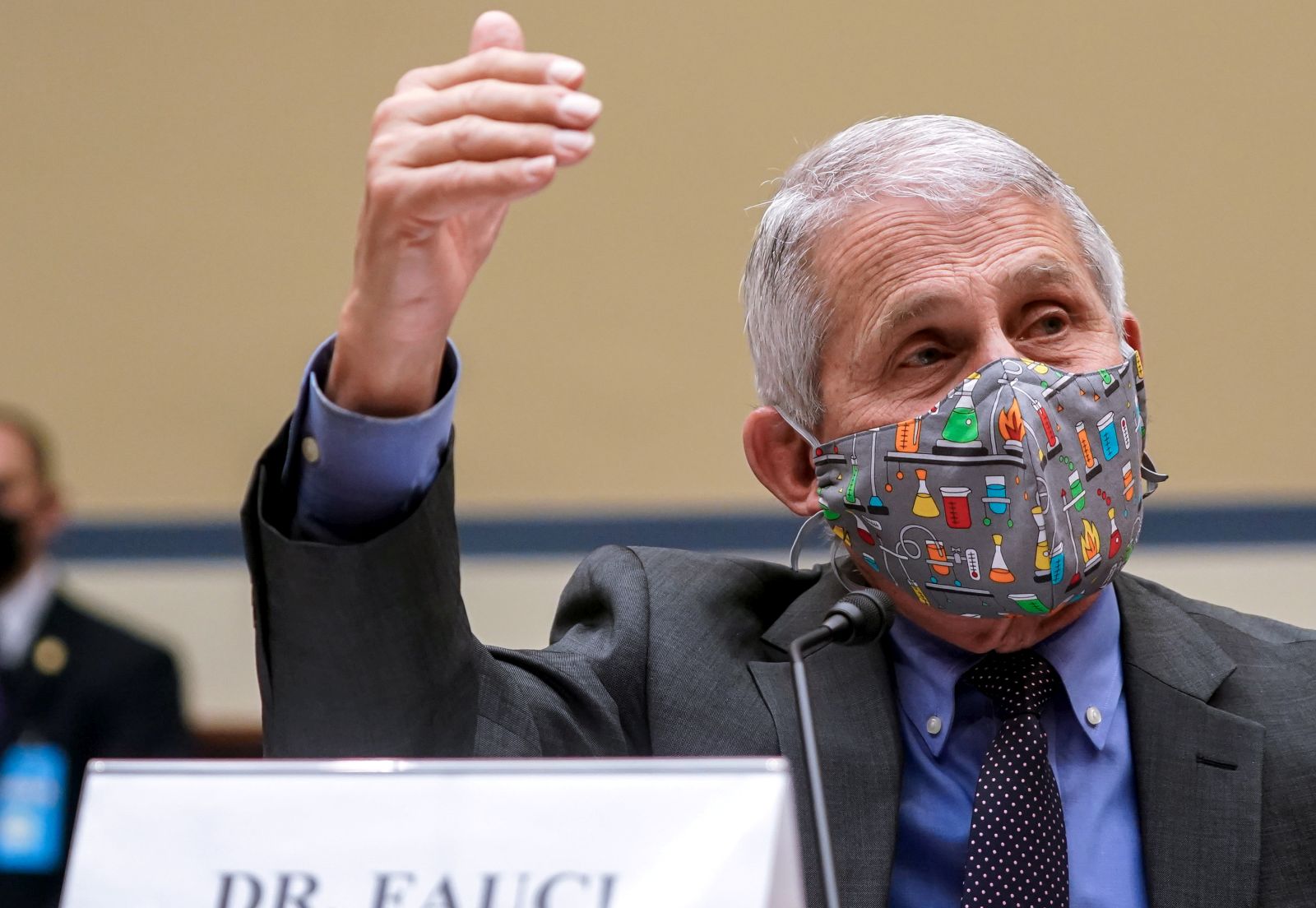 epa09137639 Director of the U.S. National Institute of Allergy and Infectious Diseases (NIAID) Anthony Fauci attends a hearing of the House Select Subcommittee on the Coronavirus Crisis on the Capitol Hill in Washington, DC, USA, 15 April 2021.  EPA/AMR ALFIKY / POOL