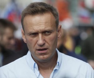 epa09145122 (FILE) - Russian Opposition activist Alexei Navalny attends a rally in support of opposition candidates in the Moscow City Duma elections in downtown of Moscow, Russia, 20 July 2019 (reissued 19 April 2021). Russian imprisoned opposition activist Alexei Navalny is to be moved to a hospital, the Russian state penitentiary service said on 19 April 2021. Navalny was on hunger strike since 31 March while serving a prison sentence in a penal colony after he returned from Germany where he was treated in August 2020 for poisoning with a nerve agent from the Novichok group.  EPA/SERGEI ILNITSKY *** Local Caption *** 56666084
