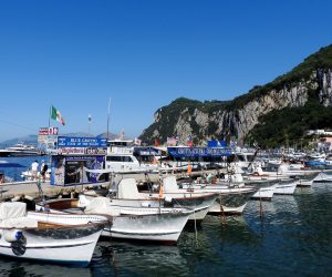 01.08.2019., Luka Capri, Italija - Capri je talijanski otok na kojem se nalazi i istoimeni grad. Nalazi se na juznoj strani Napuljskog zaljeva kraj Sorentinskog poluotoka. Photo: Sanjin Strukic/PIXSELL