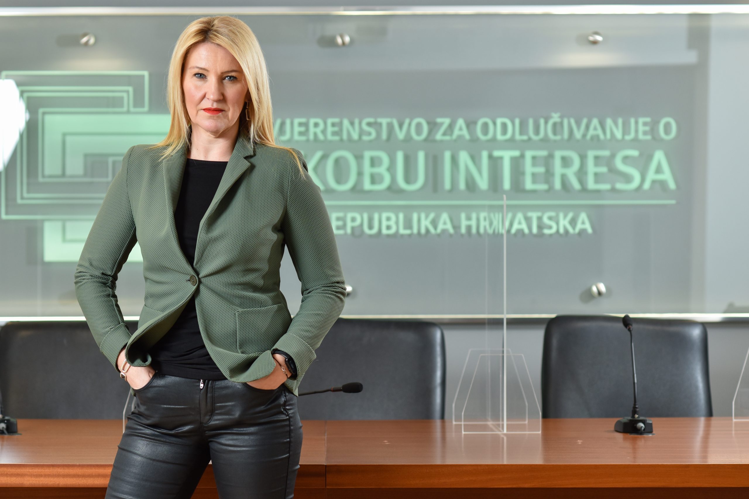 11.02.2021., Zagreb - Natasa Novakovic, predsjednica Povjerenstva za odlucivanje o sukobu interesa.

Photo: Sasa Zinaja/NFoto/PIXSELL