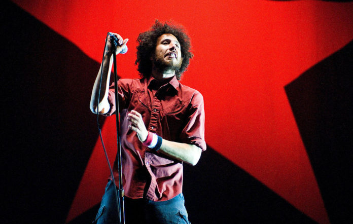 Zach De La Rocha of Rage Against The Machine performing live at Leeds Festival on 23rd August 2008. (Photo by Chris Saunders/Photoshot/Getty Images)