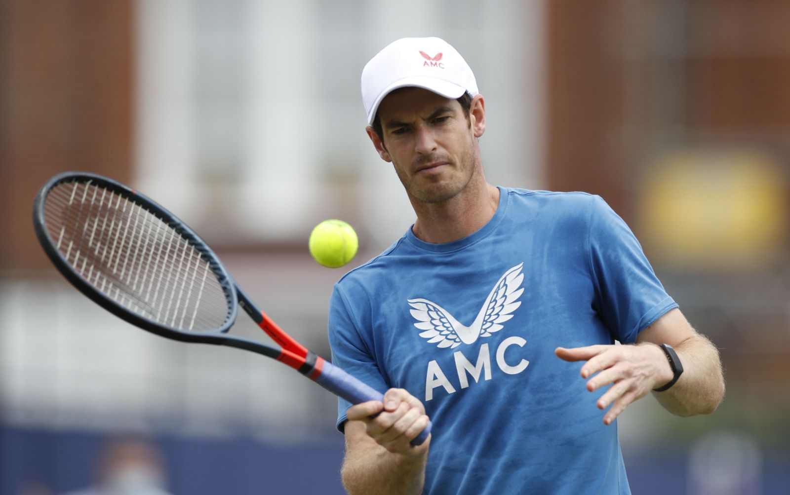 Tennis - ATP 500 - Queen's Club Championships - Queen's Club, London, Britain - June 16, 2021 Britain's Andy Murray during a practice session Action Images via Reuters/Paul Childs