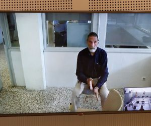 epa09272368 John McAfee, creator of the famous commercial antivirus software McAfee, appears via videoconference during his extradition hearing at Audiencia Nacional court, in Madrid, Spain, 15 June 2021. The USA requested his extradition for allegedly hiding huge revenues between 2014 and 2018.  EPA/CHEMA MOYA / POOL
