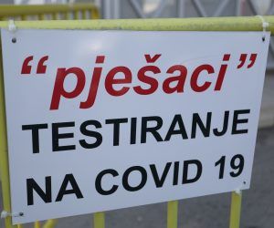 02.04.2021.,Split- Zatvoren punkt za testiranje na COVID 19 u gradskoj luci.
Photo:Ivo Cagalj/PIXSELL