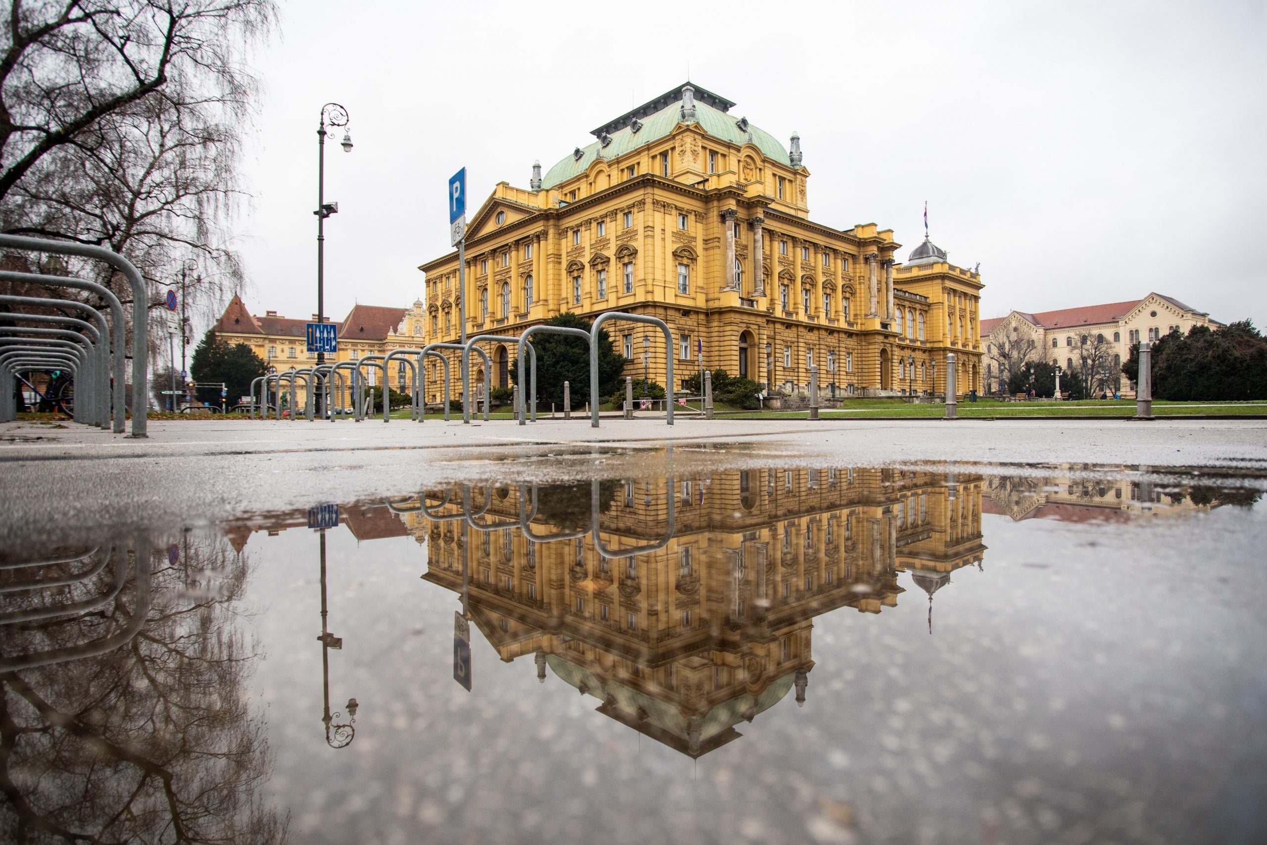 03.01.2021., Zagreb - Gradska svakodnevica u kisnom centru grada. 
Photo: Davor Puklavec/PIXSELL