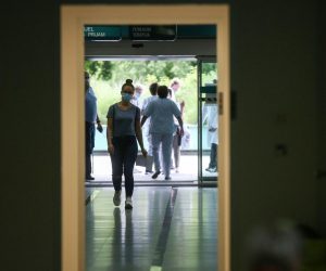 06.06.2021., Zagreb - Klinicka bolnica Dubrava otvorila je nakon 217 dana vrata za pacijente koji nisu zarazeni koronavirusom.
Photo: Zeljko Hladika/Pixsell