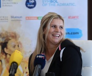 13.05.2021., Zagreb - Konferencija za medije povodom WTA Croatia Bol Opena.  Jana Fett. 
Photo: Marko Lukunic/PIXSELL