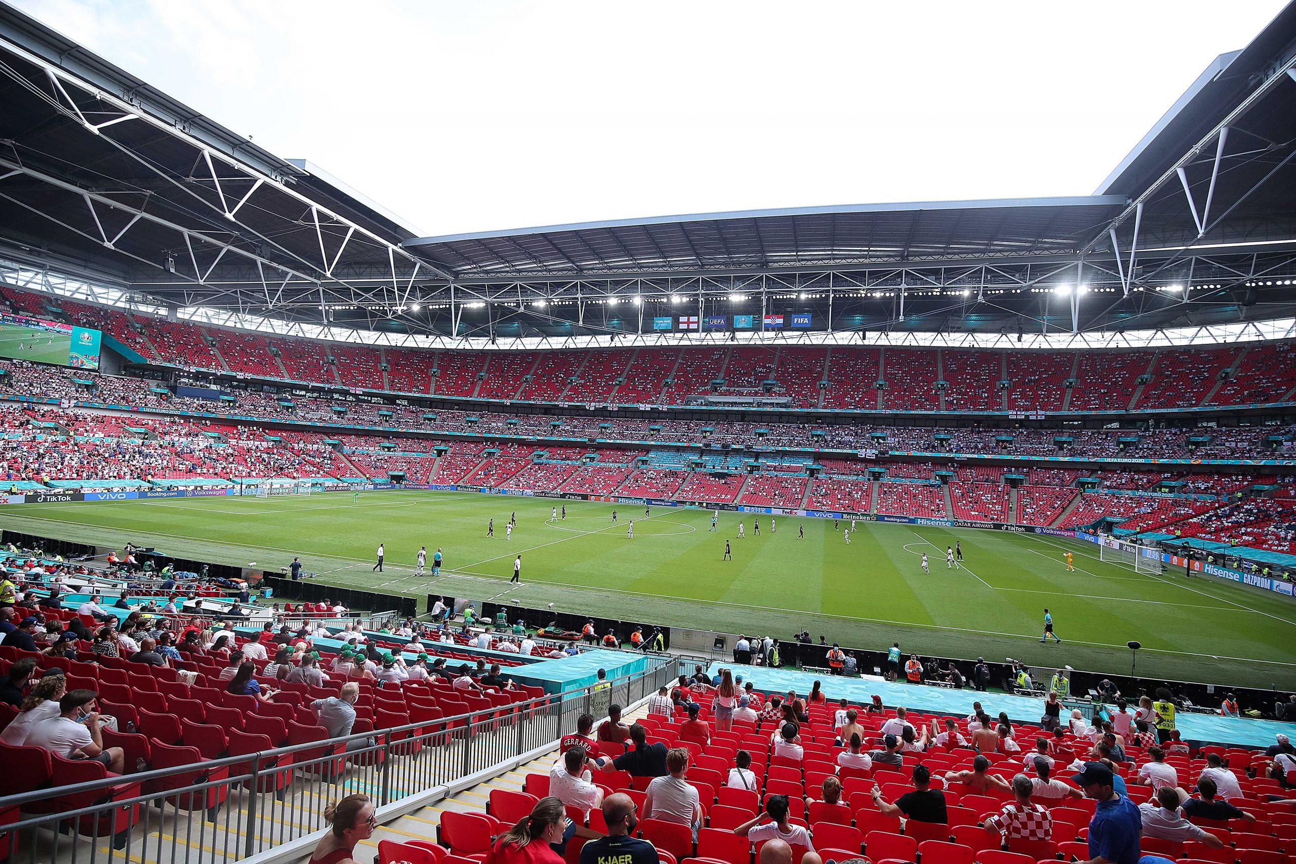 13.6.2021., Stadion Wembley, London, Engleska - UEFA Europsko prvenstvo 2020, skupina D, 1. kolo, Engleska - Hrvatska. 
Photo: Goran Stanzl/PIXSELL