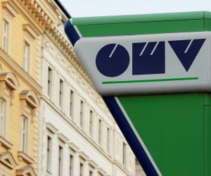 FILE PHOTO: Logo of Austrian oil and gas group OMV is seen at a gas station in Vienna FILE PHOTO: The logo of Austrian oil and gas group OMV is seen at a gas station in Vienna, Austria, October 30, 2018. Picture taken October 30, 2018. REUTERS/Heinz-Peter Bader/File Photo HEINZ-PETER BADER
