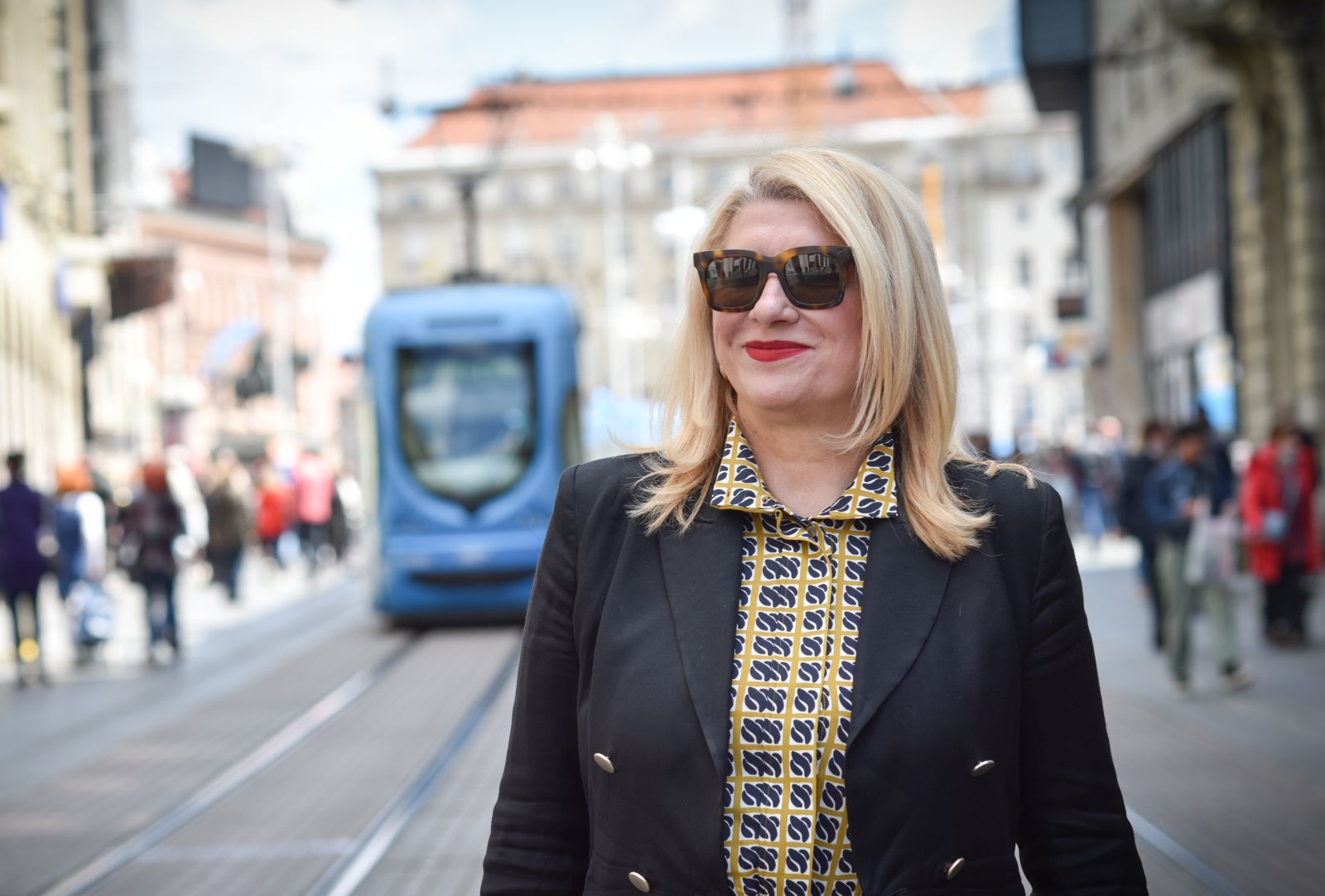 08.05.2021., Zagreb - Vesna Skare Ozbolt, kandidatkinja za gradonacelnicu Zagreba. 

Photo: Sasa ZinajaNFoto