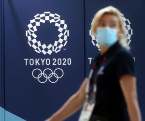 Tokio, 22.07.2021 - Glavni press centar (MPC) Olimpijskih igara Tokio 2020 smjeten u Tokio Big Sight zgradi.
foto HINA/ Damir SENCAR/ ds