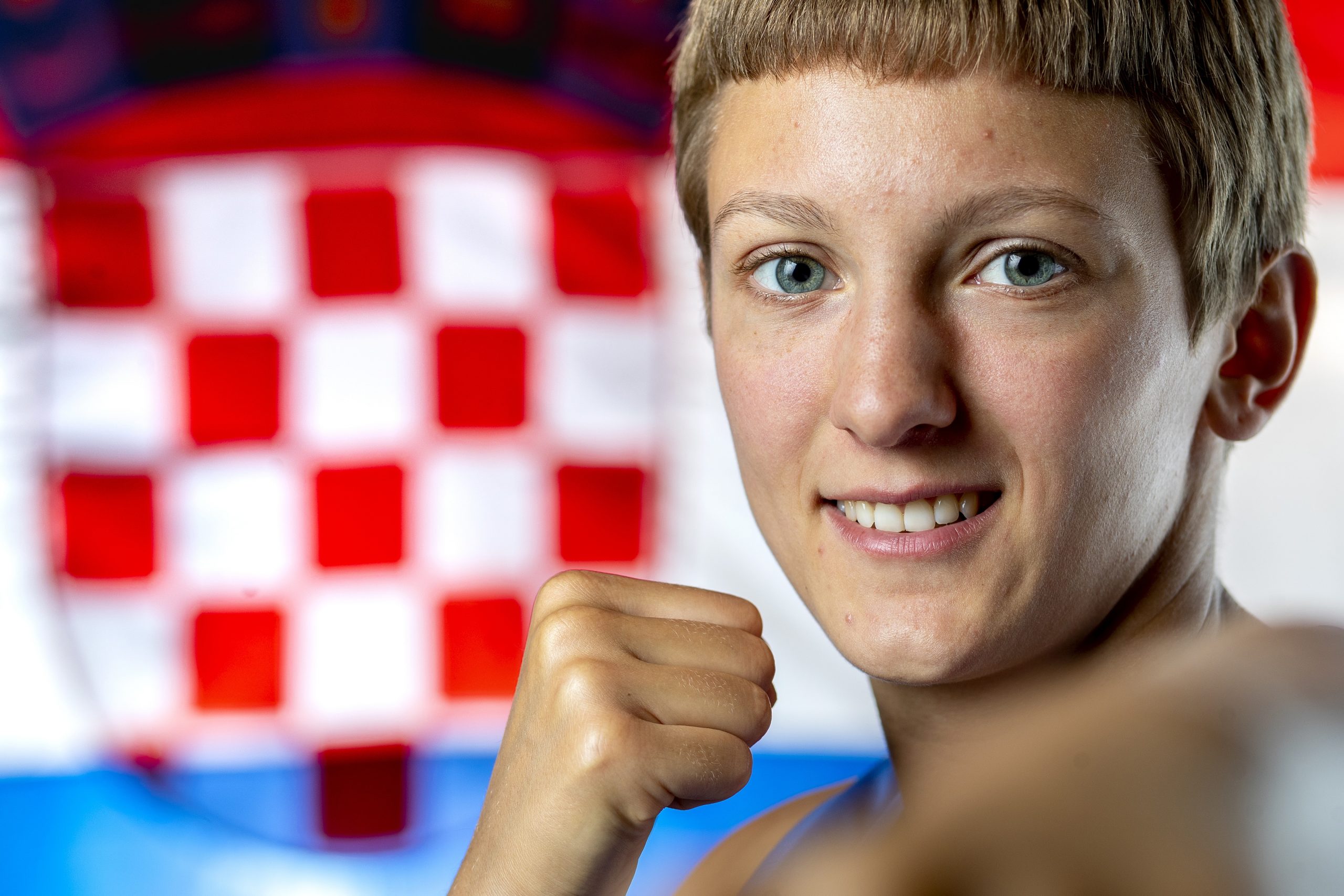 02.07.2021., Zagreb, Hrvatska - Nikolina Cacic postala je prva hrvatska boksacka olimpijka u povijesti nakon što je na olimpijskim kvalifikacijama u Parizu izborila Olimpijske igre u Tokiju u kategoriji 57 kg.
Photo: Igor Kralj/PIXSELL