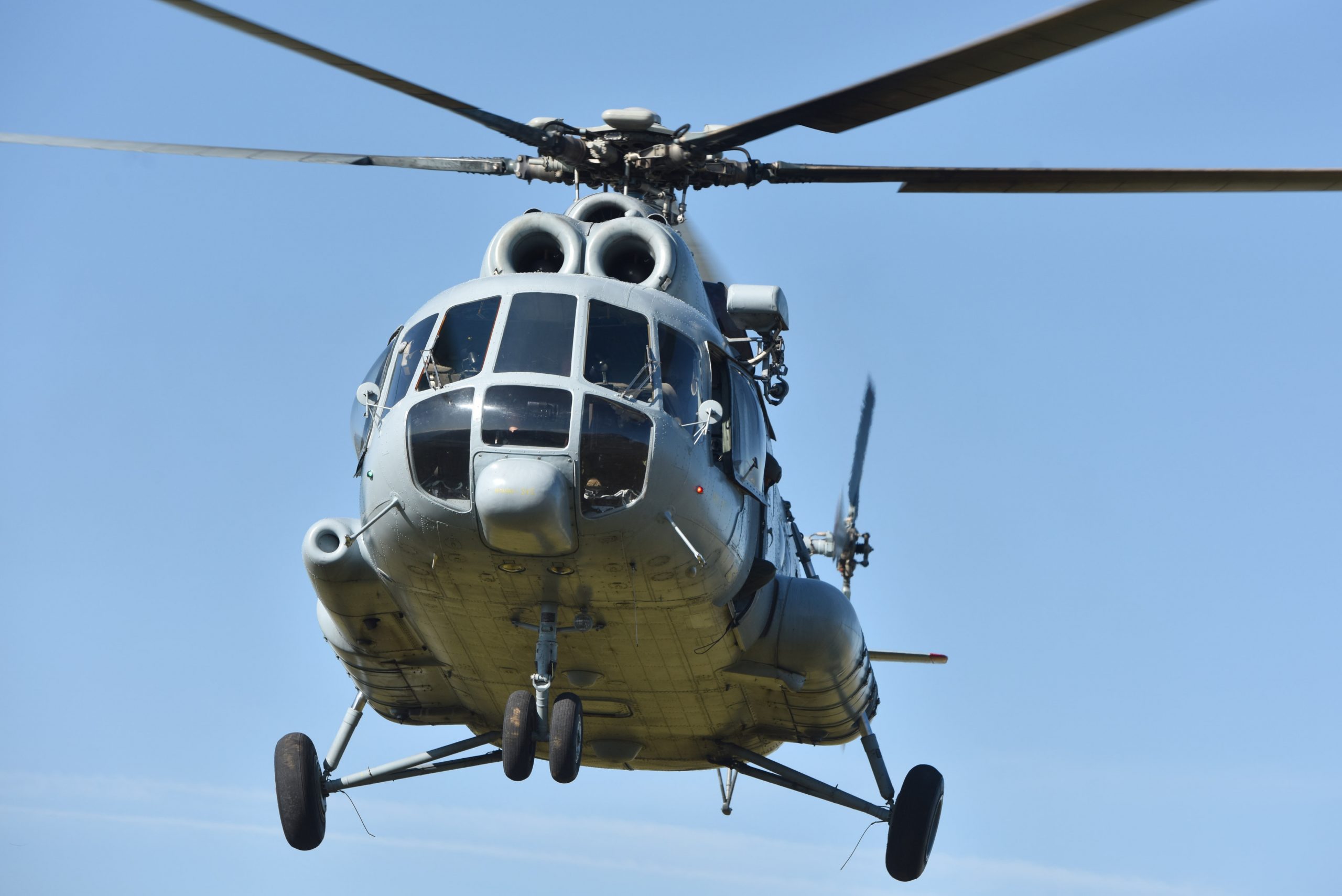 04.08.2019., Kijevo - Helikopter Hrvatske vojske MI-8.
Photo: Hrvoje Jelavic/PIXSELL