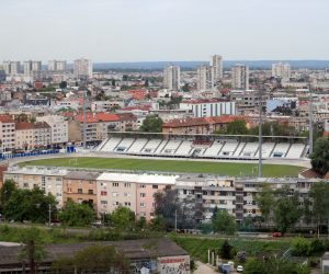 27.04.2018., Zagreb - Pogled iz zraka na stadion u Kranjcevicevoj ulici.
Photo: Slavko Midzor/PIXSELL
