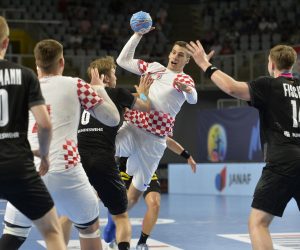 Varazdin 22.08.2021.
Finalna utakmica EHF EURO M19 između Hrvatske i Njemačke
foto HINA/ Marko JURINEC /