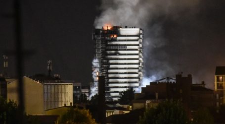 Zgrada u Milanu izgorjela kao londonski Grenfell Tower. Srećom, svi stanari su na vrijeme pobjegli