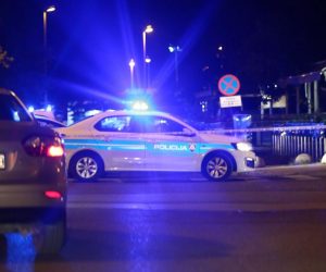 03.08.2021., Zagreb - Policija osigurava mjesto tucnjave izmedju navijaca Dinama i Legije u Dubravi. Photo: Matija Habljak/PIXSELL
