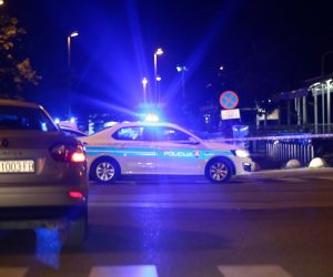 03.08.2021., Zagreb - Policija osigurava mjesto tucnjave izmedju navijaca Dinama i Legije u Dubravi. Photo: Matija Habljak/PIXSELL