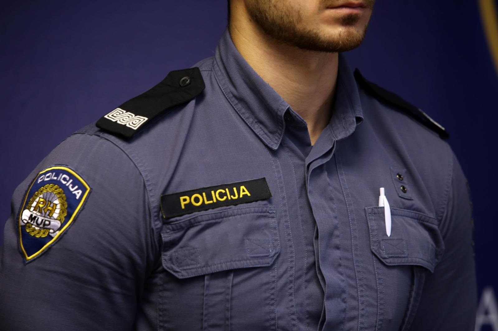 13.11.2019., Split - Djelatnik policije
 Photo: Miranda Cikotic/PIXSELL