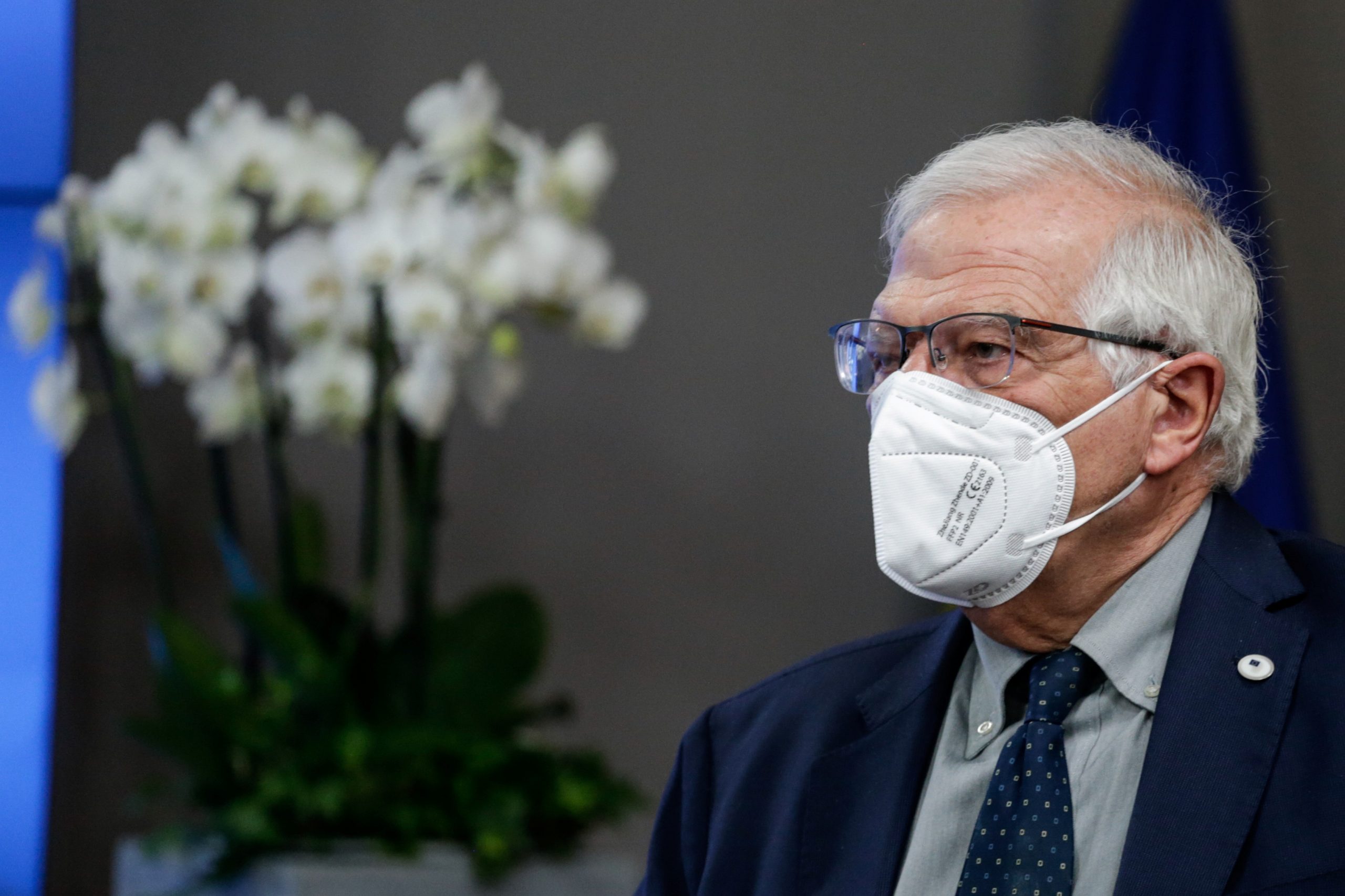 European Union leaders meeting in Brussels European High Representative of the Union for Foreign Affairs Josep Borrell leaves after the first day of a European Union leaders meeting in Brussels, Belgium June 25, 2021. Aris Oikonomou/Pool via REUTERS POOL