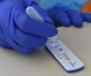i 2.6.2021.,Bregana - U O.S. Milana Langa u Bregani organizirano je brzo antigensko testiranje na COVID - 19.
Photo: Davorin Visnjic/PIXSELL