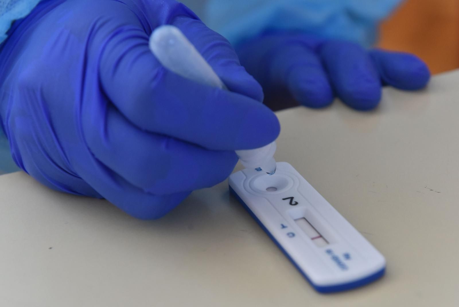 i 2.6.2021.,Bregana - U O.S. Milana Langa u Bregani organizirano je brzo antigensko testiranje na COVID - 19.
Photo: Davorin Visnjic/PIXSELL