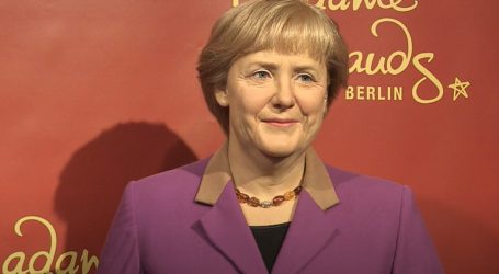 Voštana figura Angele Merkel u berlinskom muzeju Madame Tussauds u sportskom izdanju