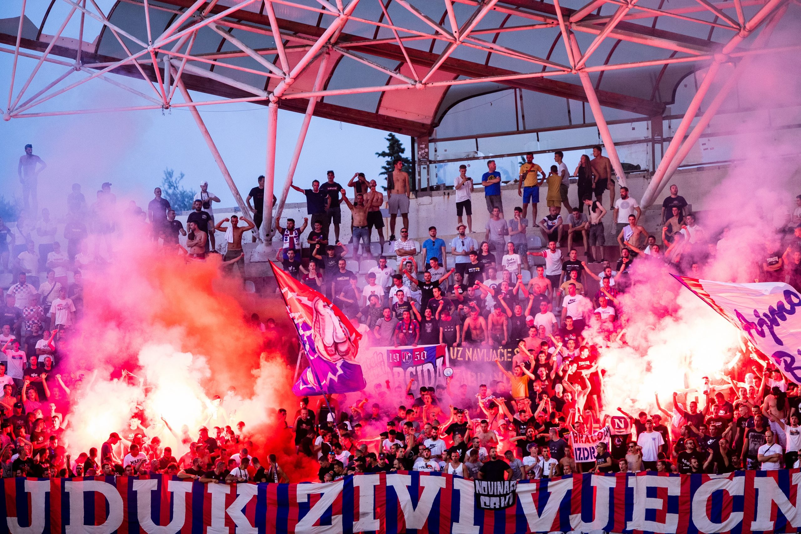 01.08.2021., stadion Poljud, Split - Hrvatski Telekom Prva liga, 03. kolo, HNK Hajduk - HNK Sibenik.
Photo: Milan Sabic/PIXSELL