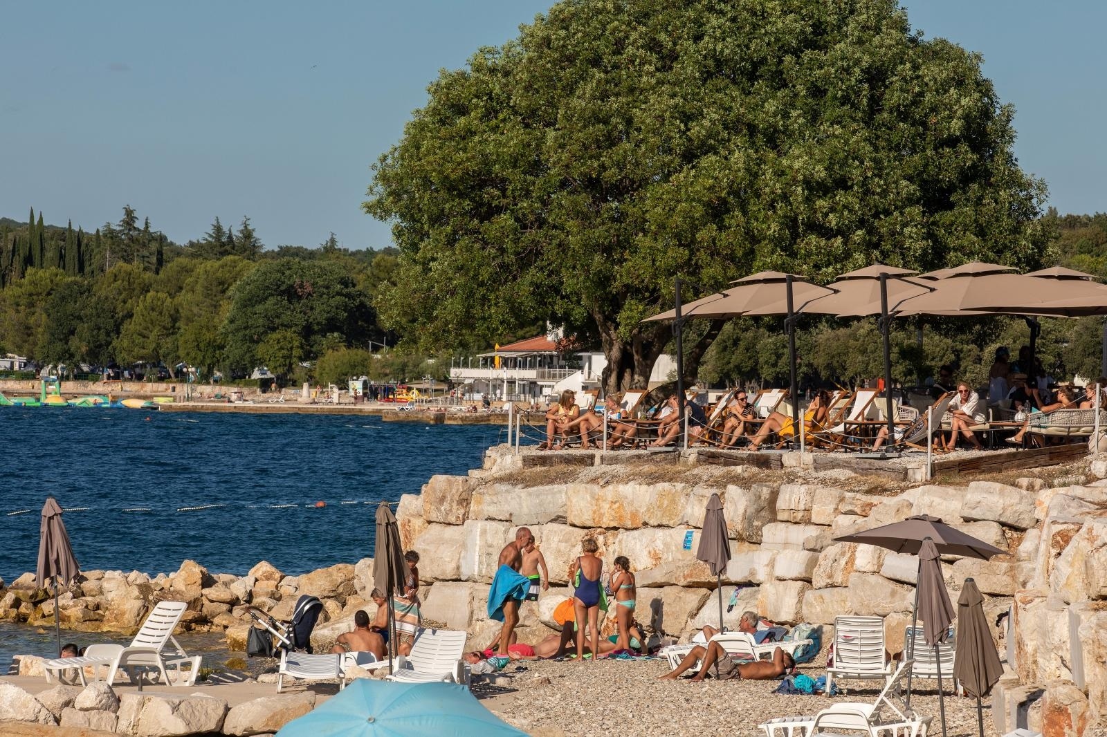 07.07.2020., Vrsar - Ribarsko te turisticko mjesto na zapadnoj obali Istre. Plaze oko Vrsara
Photo: Srecko Niketic/PIXSELL