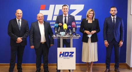 Herman i Kostopeč predali potpise za kandidaturu za šefa zagrebačkog HDZ-a